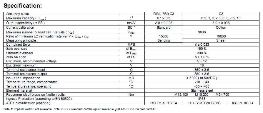 BM8D-C3稱重傳感器 BM8D-C3稱重傳感器
